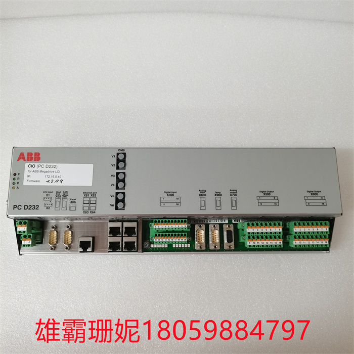 ABB PCD232A 3BHE022293R0101电力电子产品UNITROL励磁系统控制器